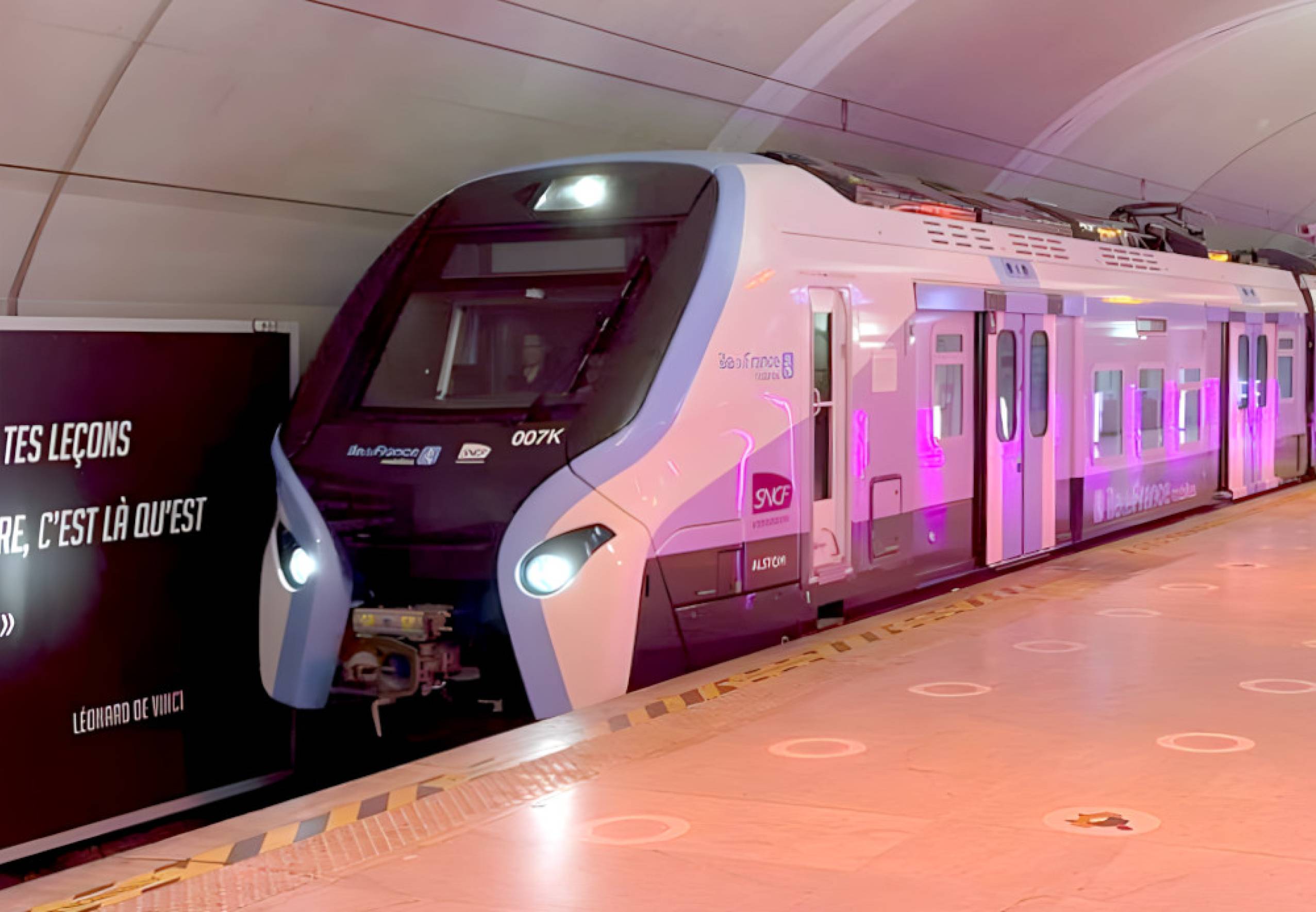 Pociąg podmiejski nowej generacji dla linii RER D i E w regionie Île-de-France