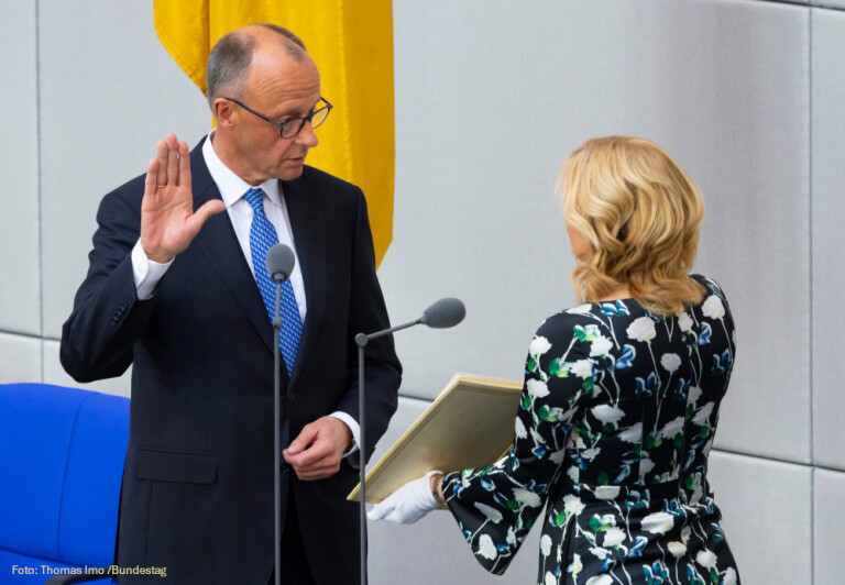 Zaprzysiężenie nowego kanclerza Niemiec